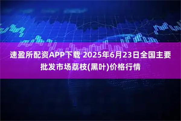 速盈所配资APP下载 2025年6月23日全国主要批发市场荔枝(黑叶)价格行情