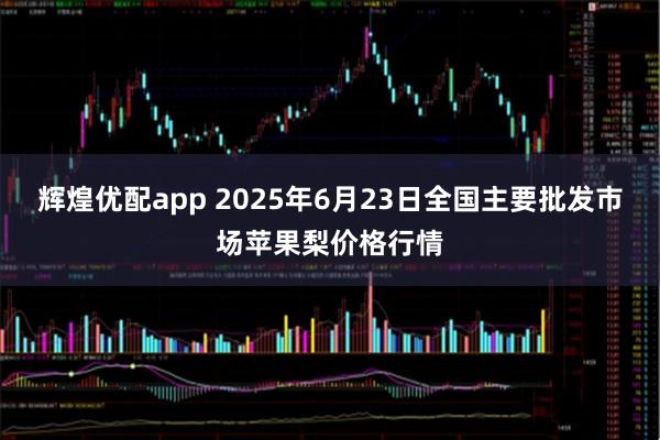 辉煌优配app 2025年6月23日全国主要批发市场苹果梨价格行情